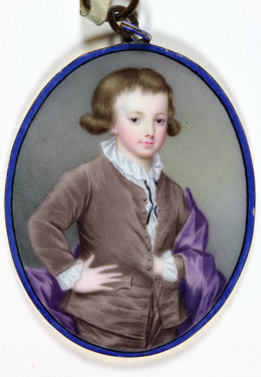 Lord Edward Charles Cavendish Bentinck (emalje) av Lucius Barber
