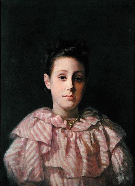 Portrett av en ung jente av Lucius Wolcott Hitchcock