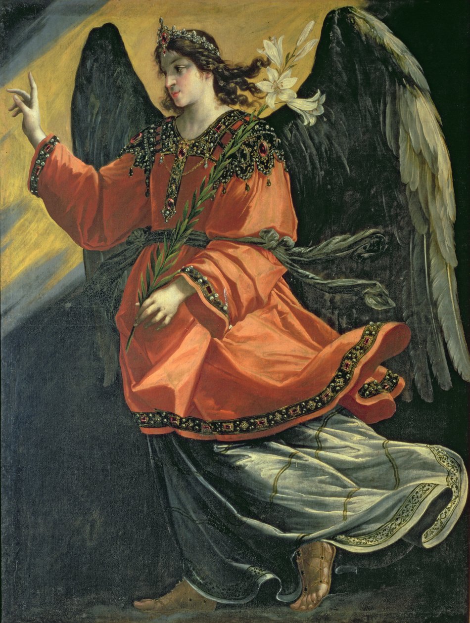 Bebudelsens erkeengel Gabriel av Lucrina Fetti