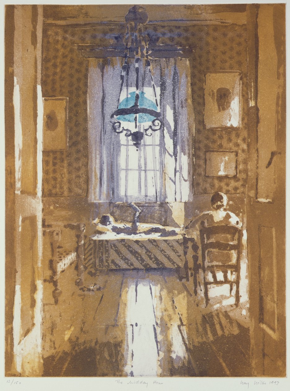 Middagstimen, 1993 (etsing og akvatint) av Lucy Willis