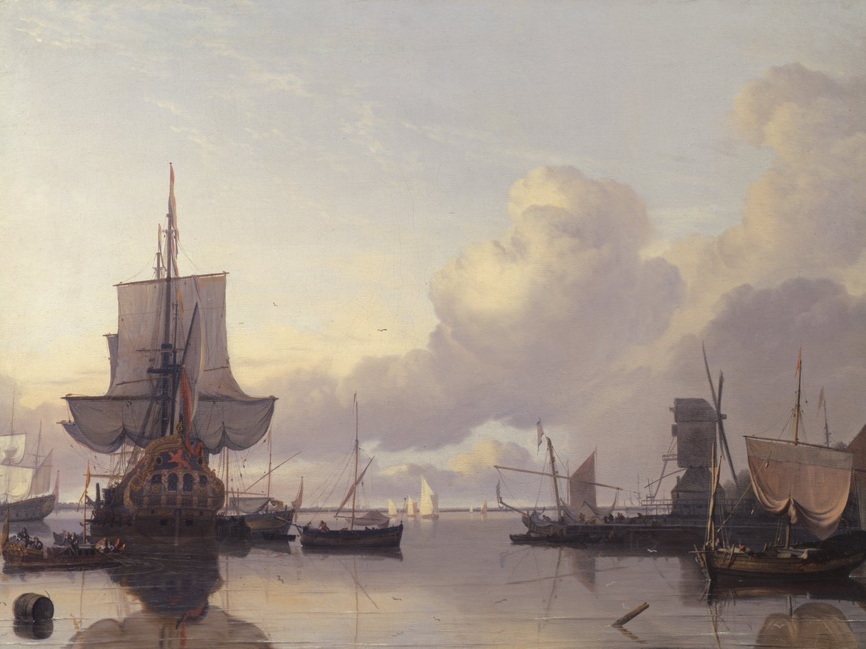 Havn av Ludolf Backhuysen