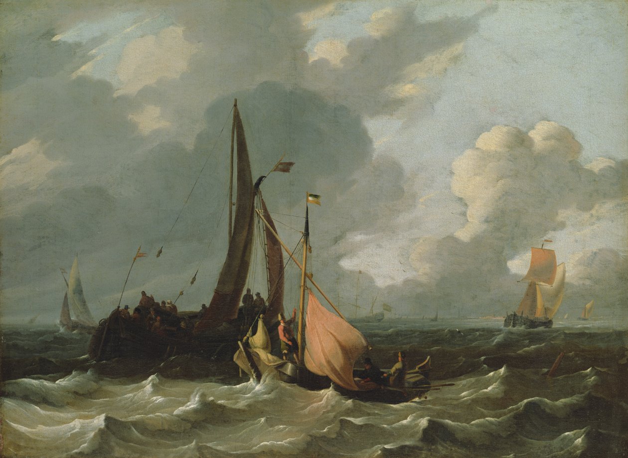 Sjølandskap av Ludolf Backhuysen