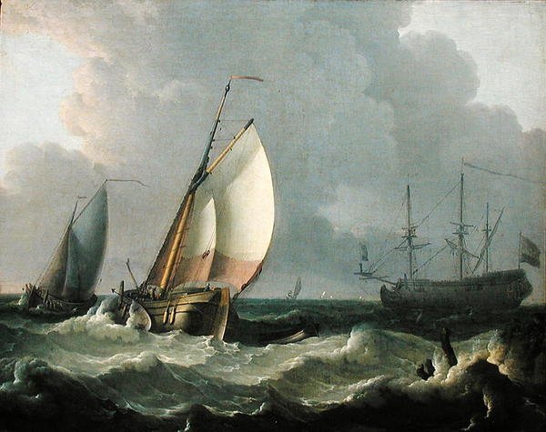 Sjølandskap av Ludolf Backhuysen
