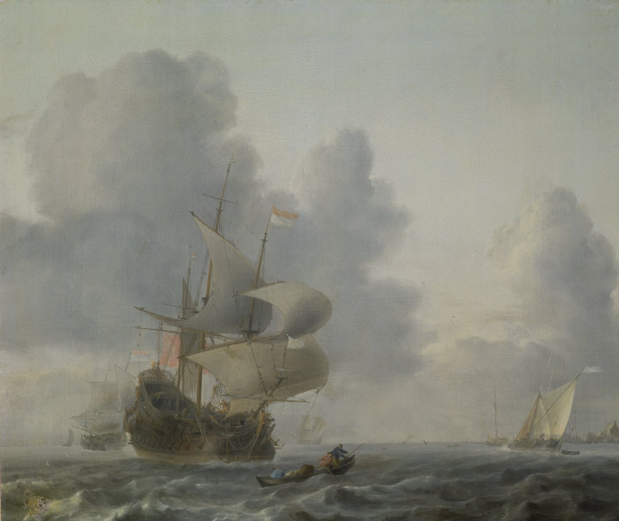 Stormfullt hav, 1690 av Ludolf Backhuysen