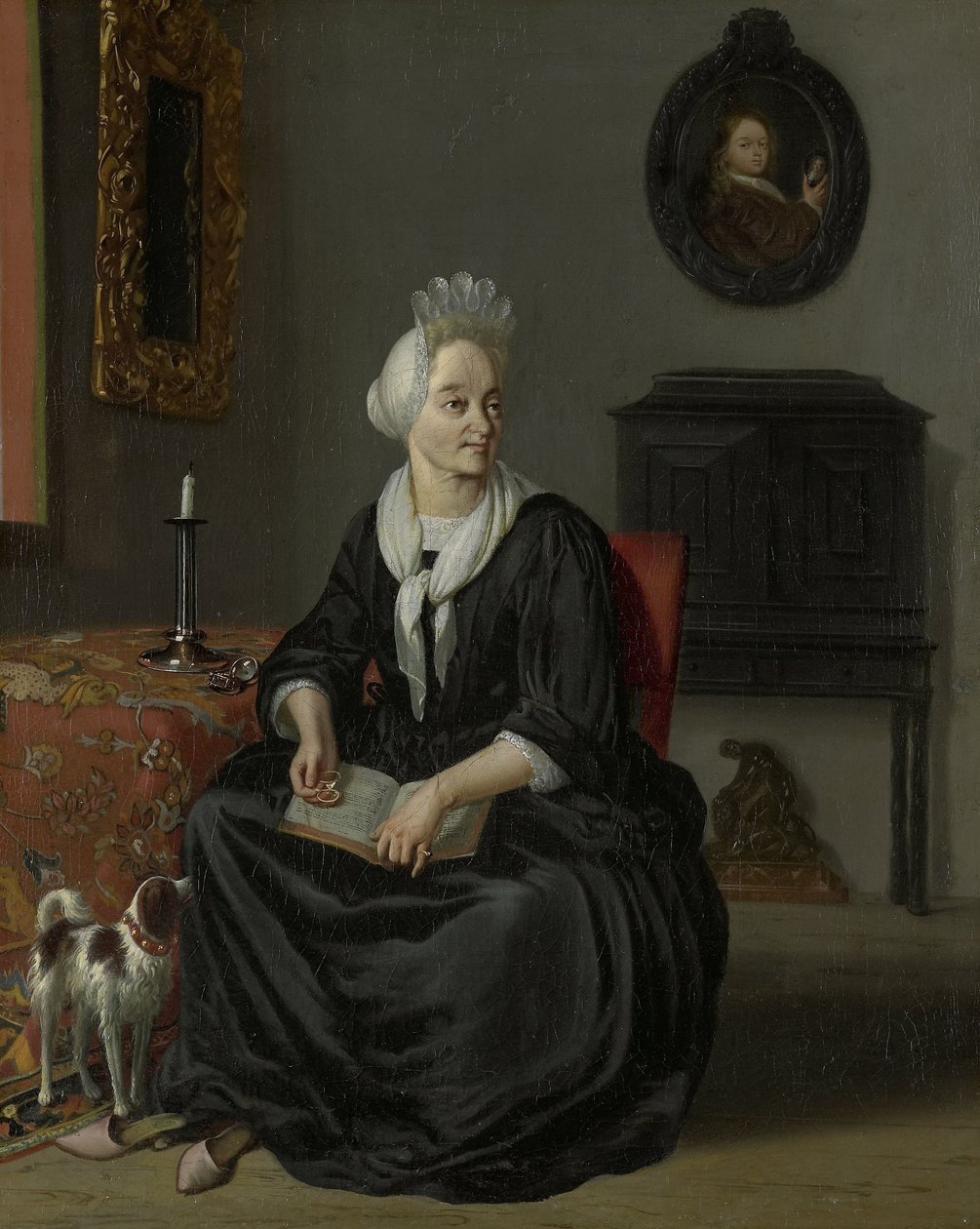 Anna de Hooghe (1645-1717). Malerens fjerde kone av Ludolf Bakhuysen