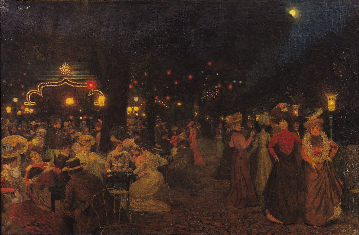 The Bal Bullier, 1902 av Ludovic Vallee