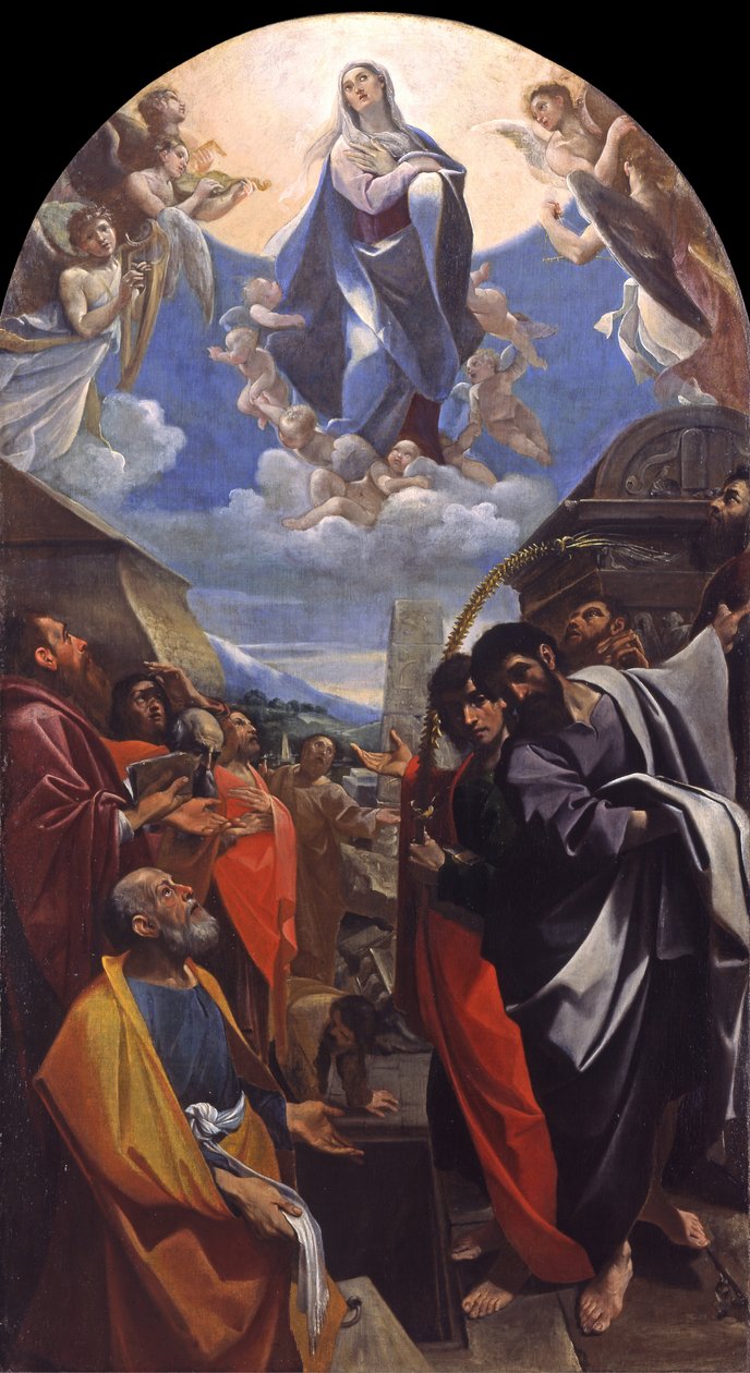Marias antagelse av Ludovico Carracci