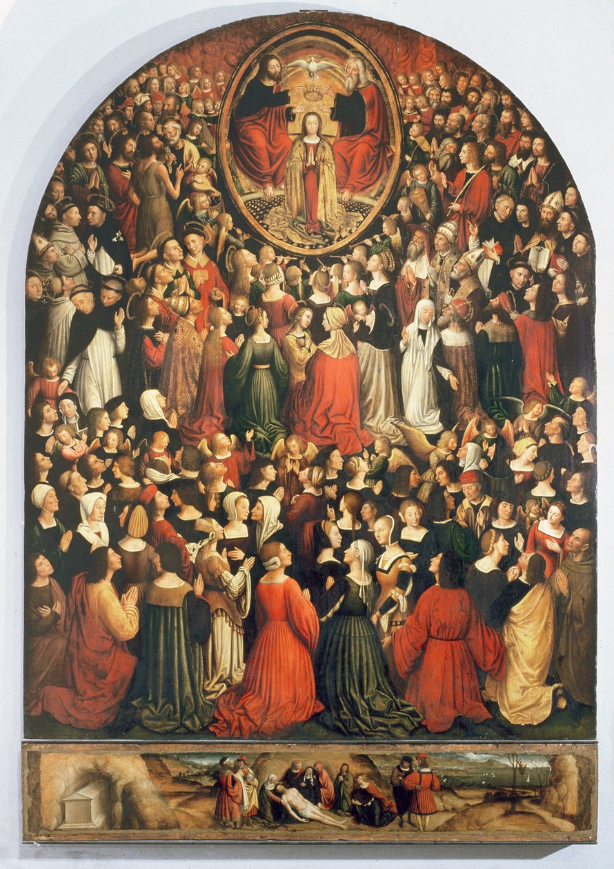 Jomfruens kroning, 1513 av Ludovico Brea