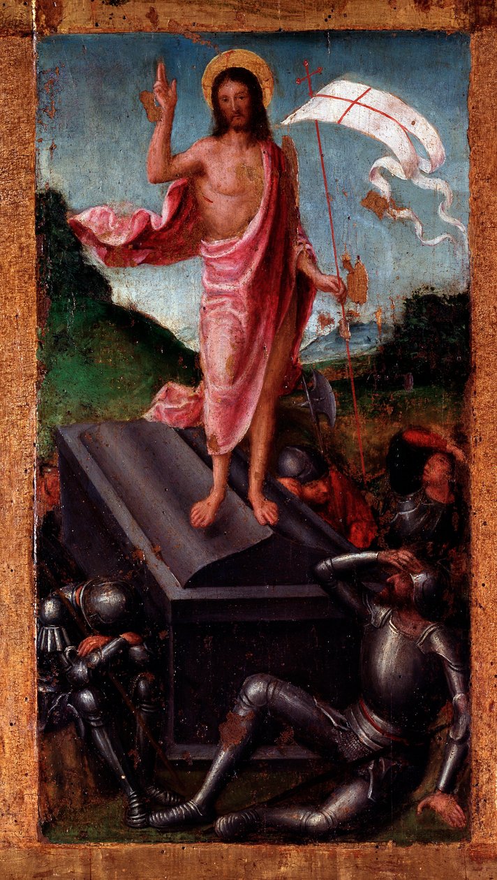 Mysteries of the Rosery: Resurrection (Tremaleri av Ludovico Brea