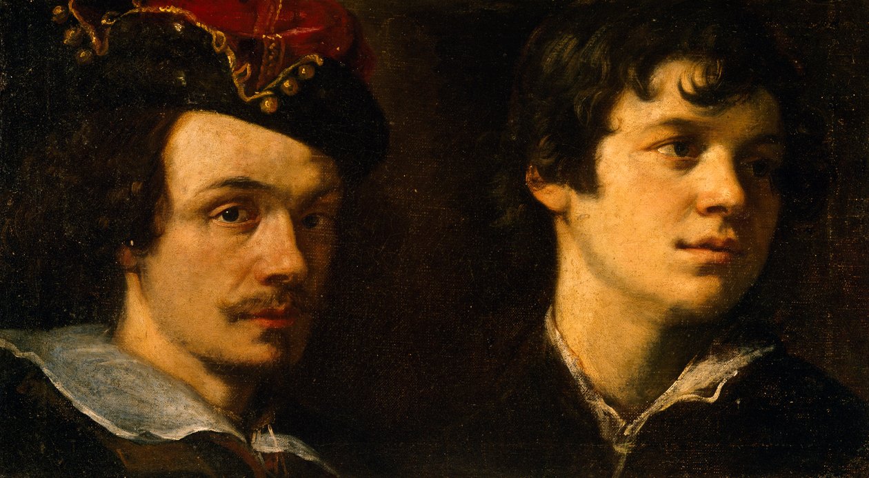 To hoder, av Ludovico Cardi kjent som il Cigoli (1559-1613), maleri. av Ludovico Cardi