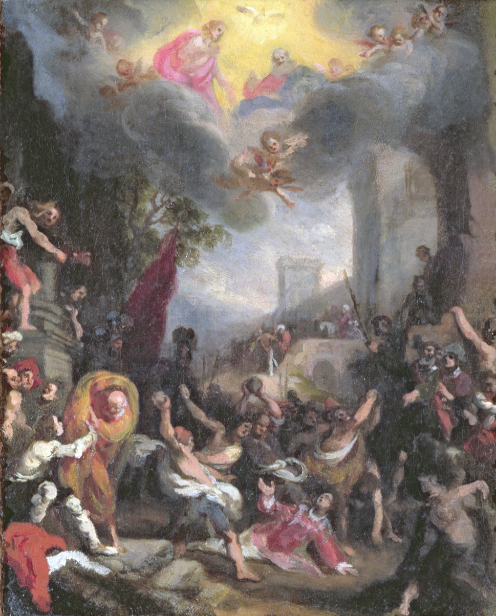 St. Stefans martyrium av Ludovico Cardi Cigoli