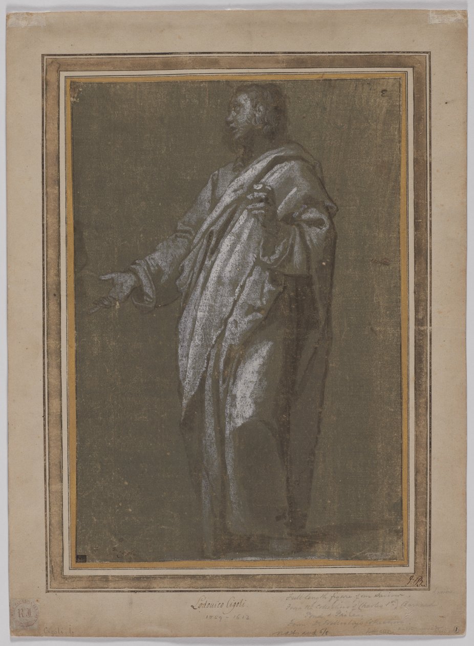 Stående mannsfigur av Ludovico Cardi Cigoli