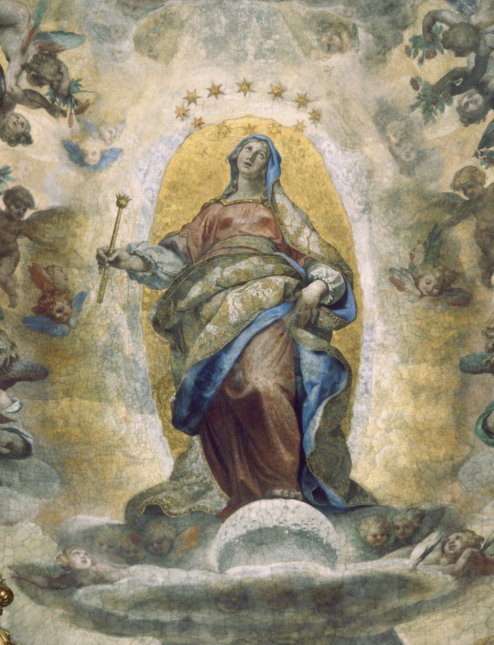 The Assumption of the Virgin (fresko) av Ludovico Cardi Cigoli