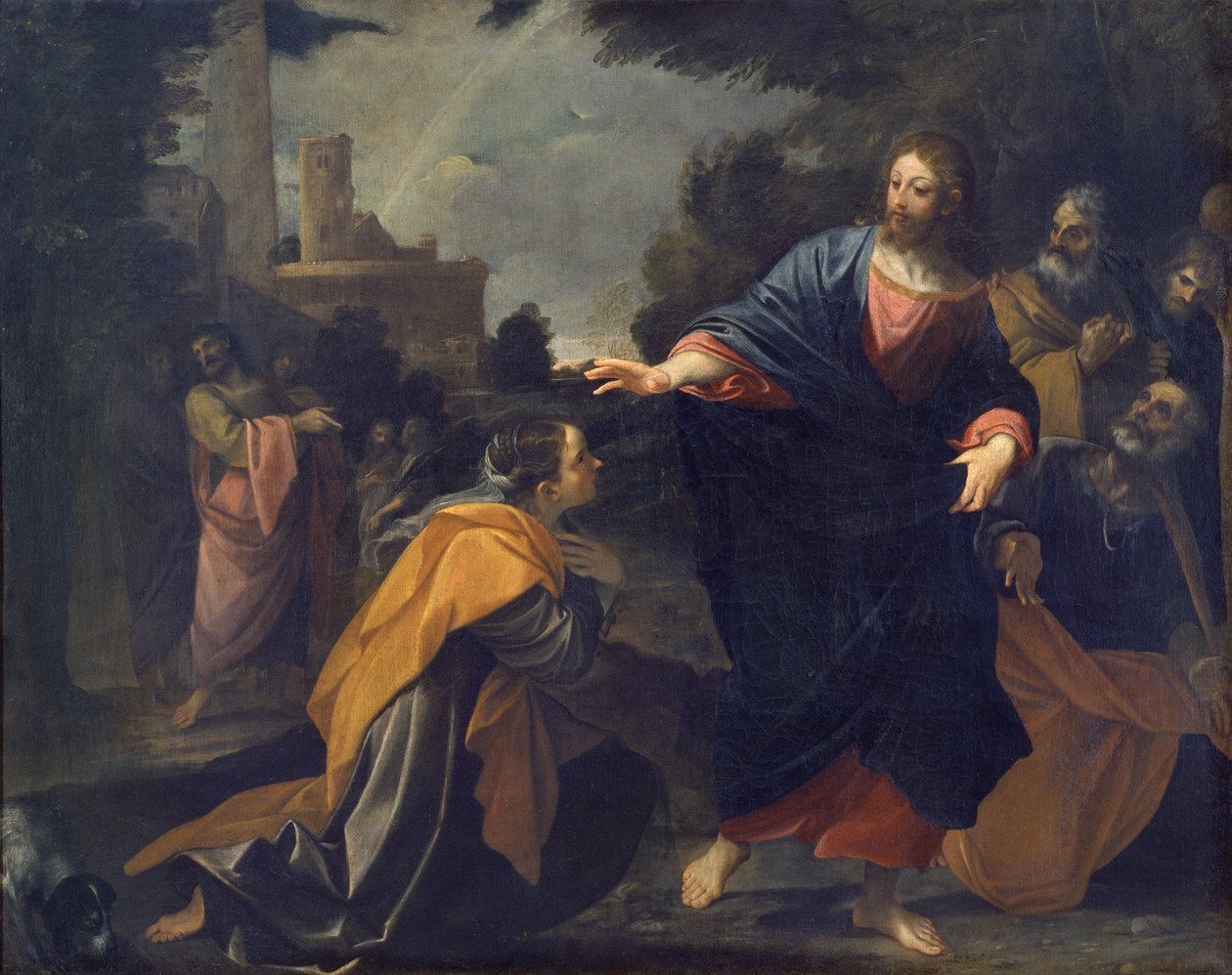 Kristus og den kanaaneiske kvinnen av Ludovico Carracci