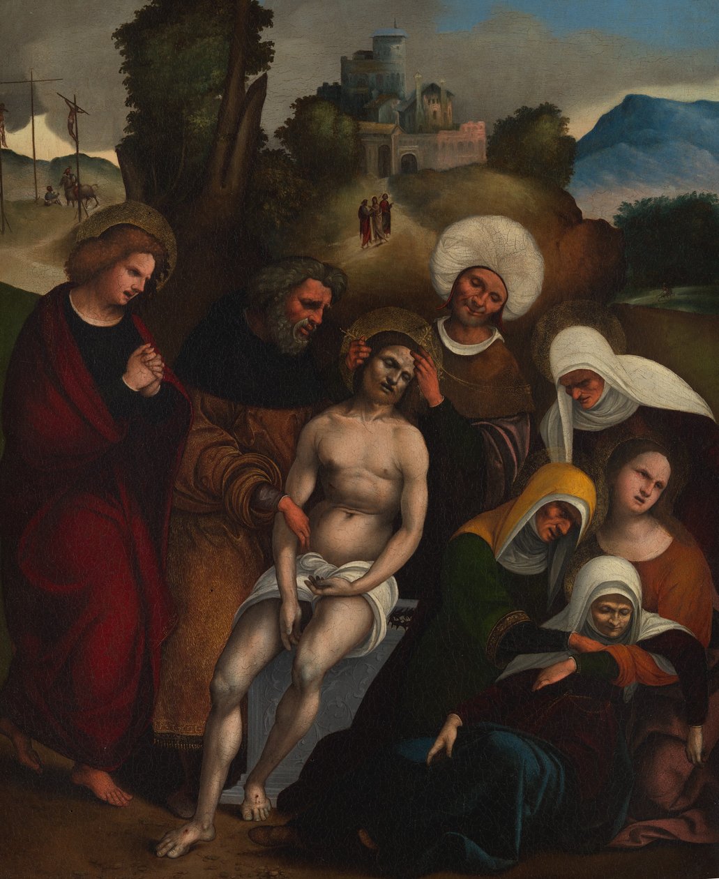 Klagesangen, ca. 1514-16. av Ludovico Mazzolino