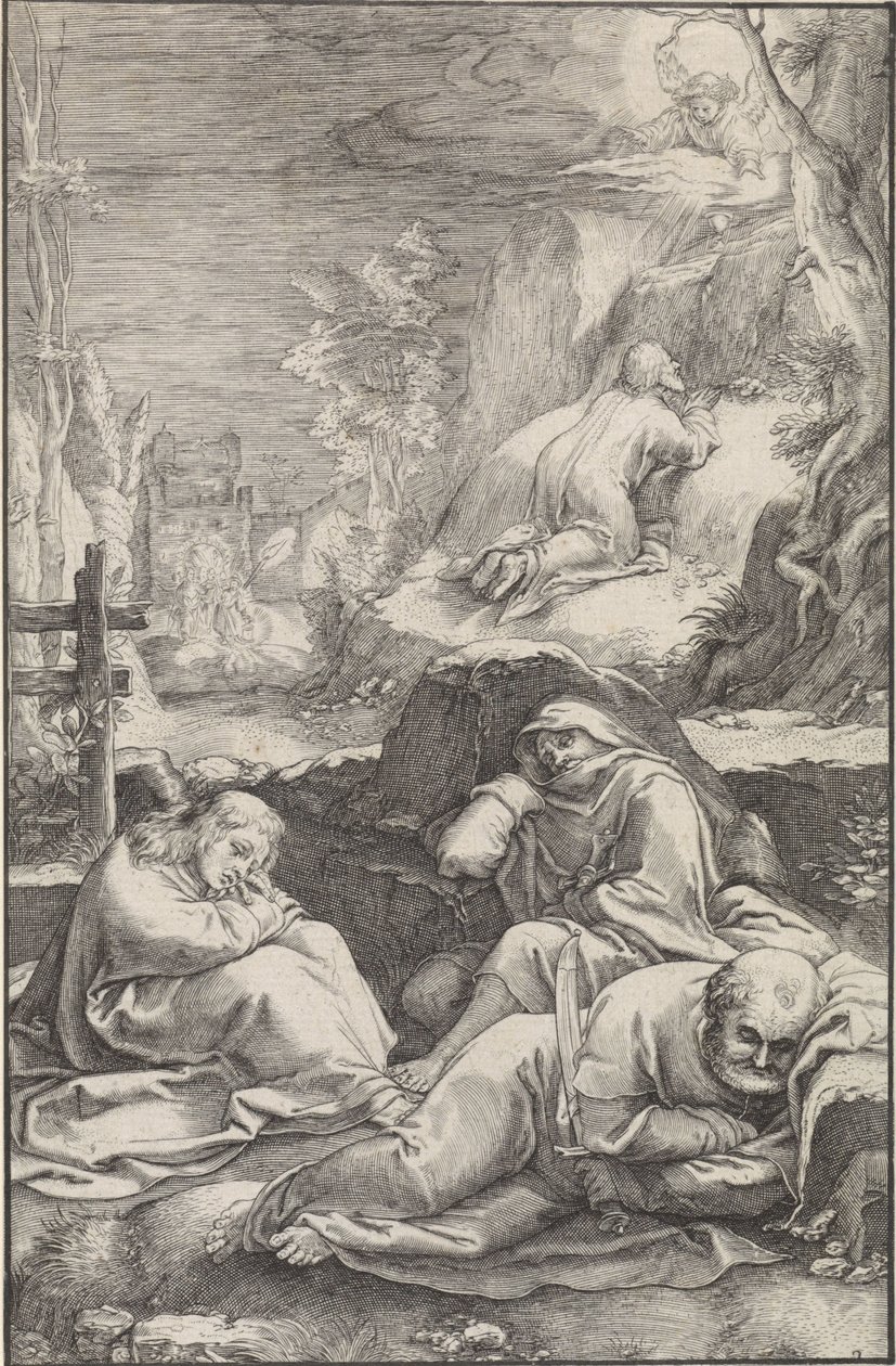 Kristus i Getsemane hage The Passion (serietittel) av Ludovicus Siceram
