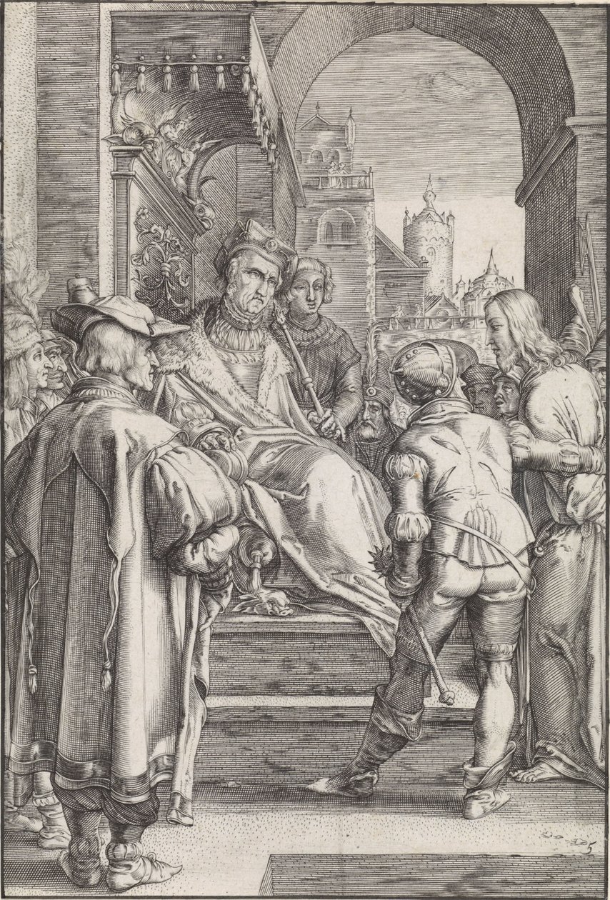 Kristus før Pilatus The Passion (serietittel) av Ludovicus Siceram