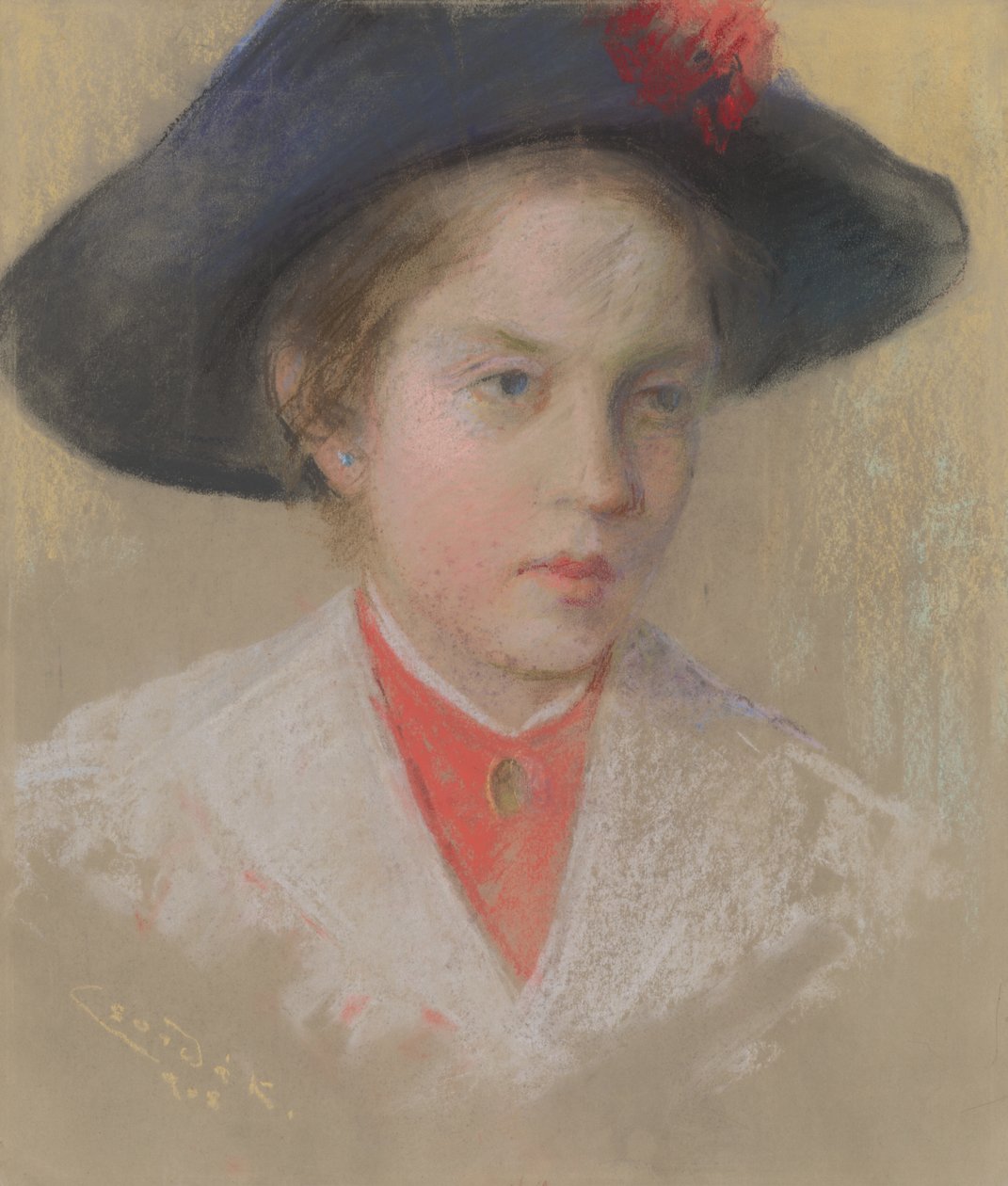 Portrett av kunstnerens datter Palma av Ludovit Cordak