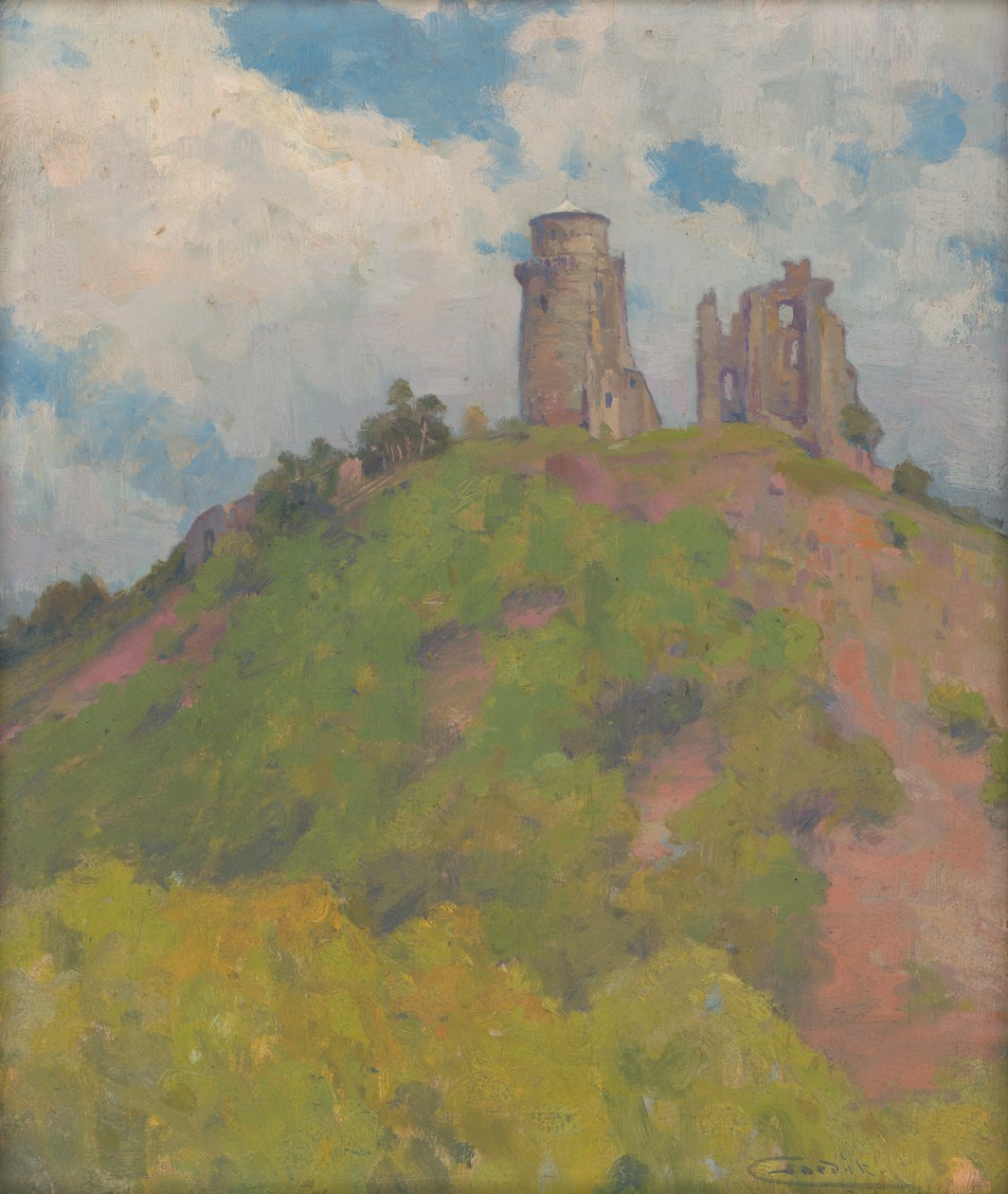 Ruinene av Slanec Castle av Ludovit Cordak