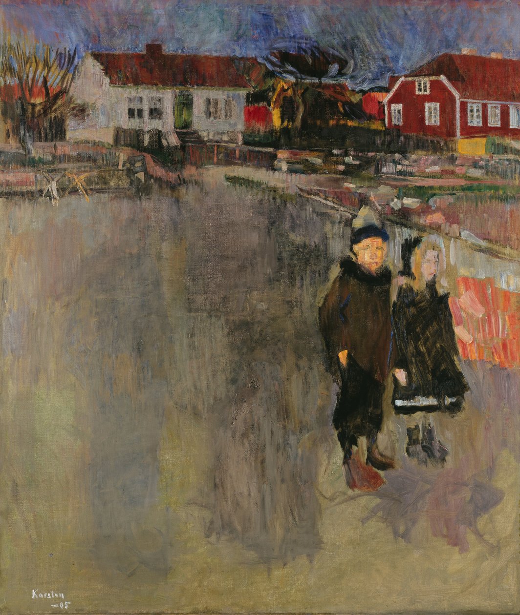 Vårkveld på Ula av Ludvig Karsten