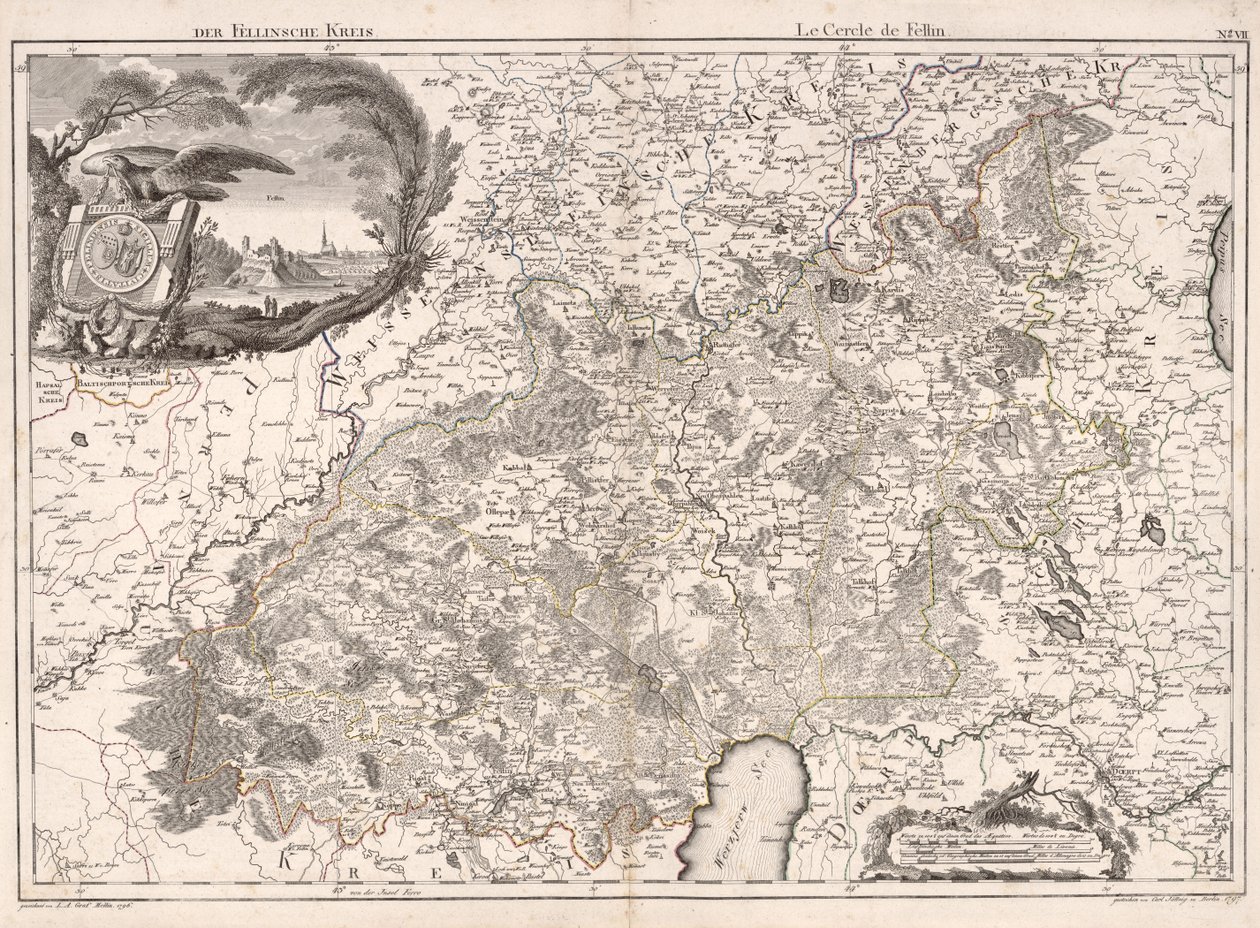 Fellin-distriktet; The Circle of Felllin av Ludvig August; Hartknoch Mellin