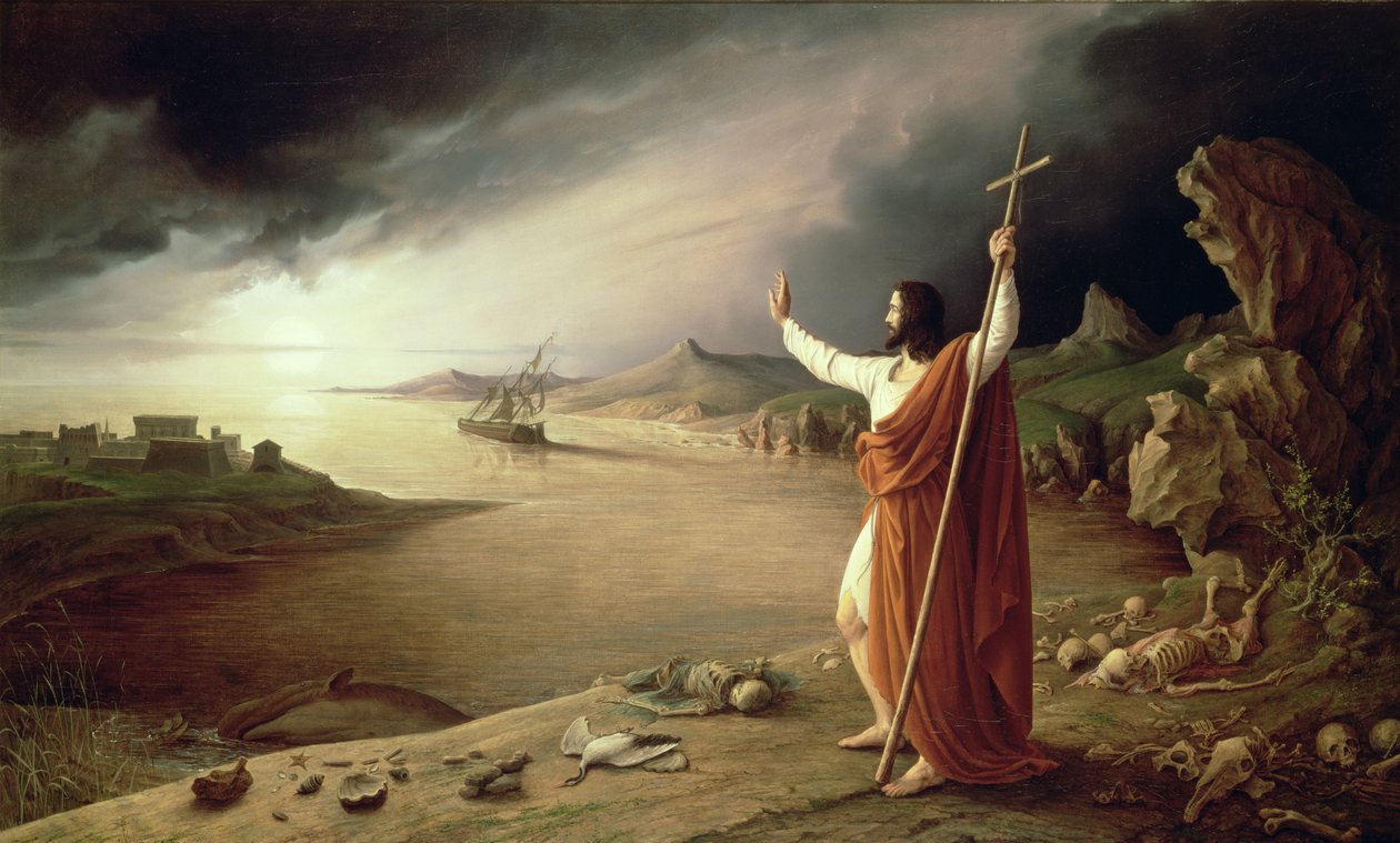 Apokalypse, 1831 av Ludwig Ferdinand Schnorr von Carolsfeld