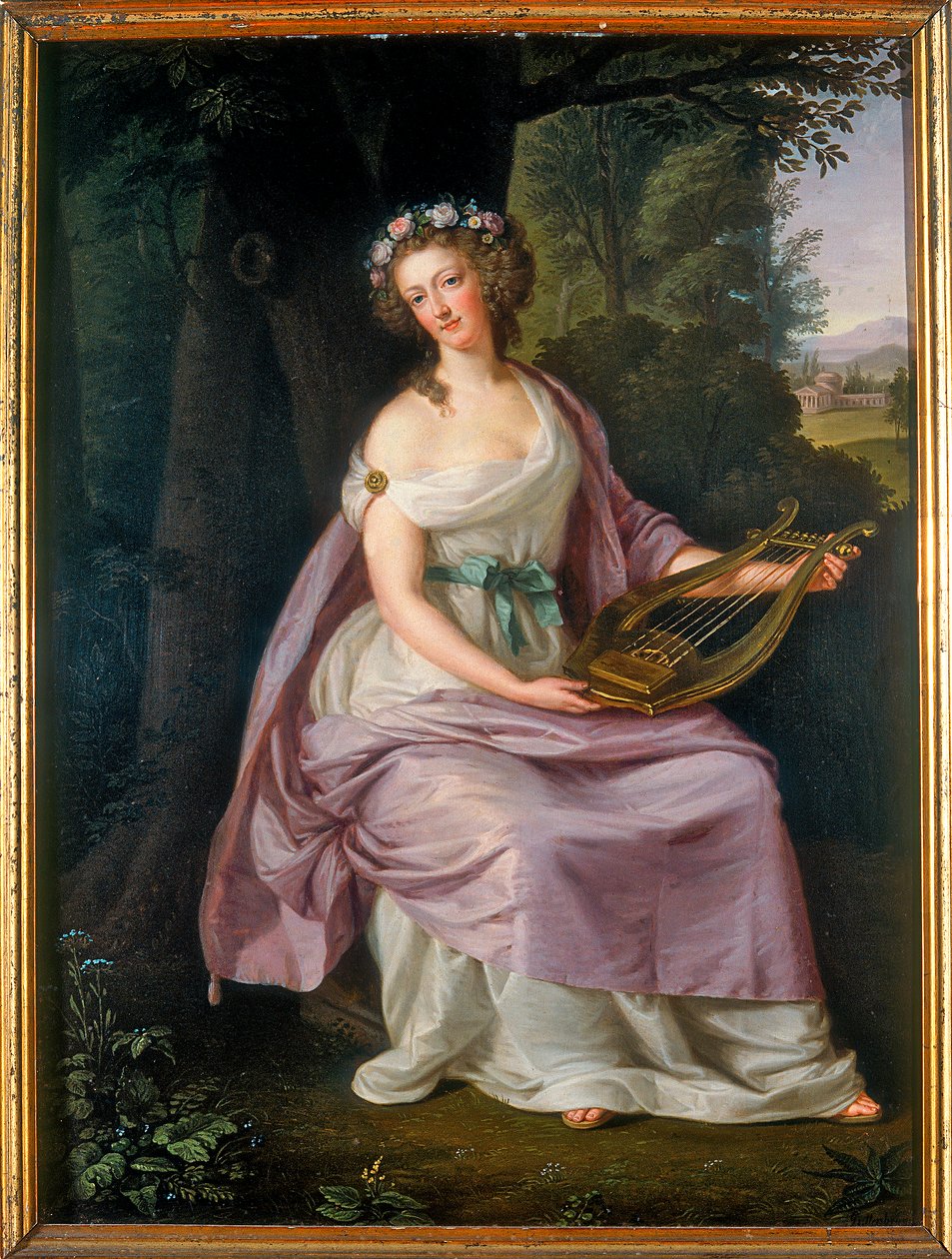 Portrett av dronning Marie Antoinette av Frankrike av Ludwig Guttenbrunn