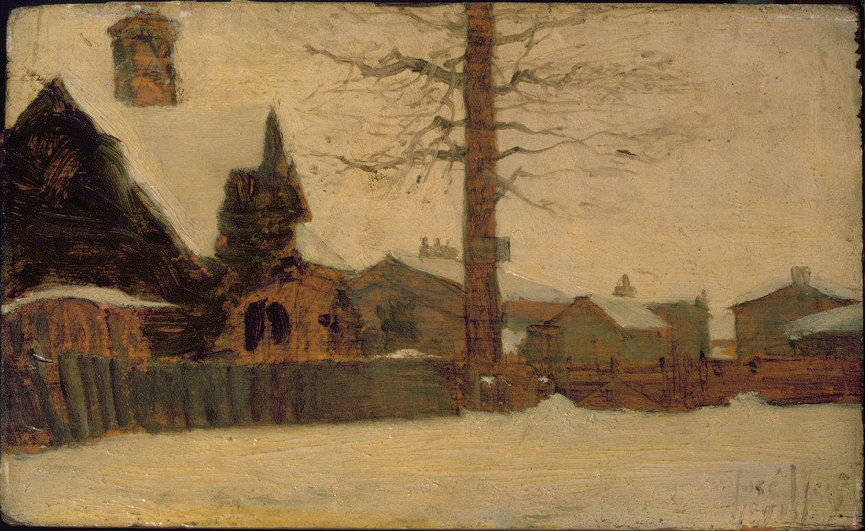 En vinterscene av Ludwig Munthe
