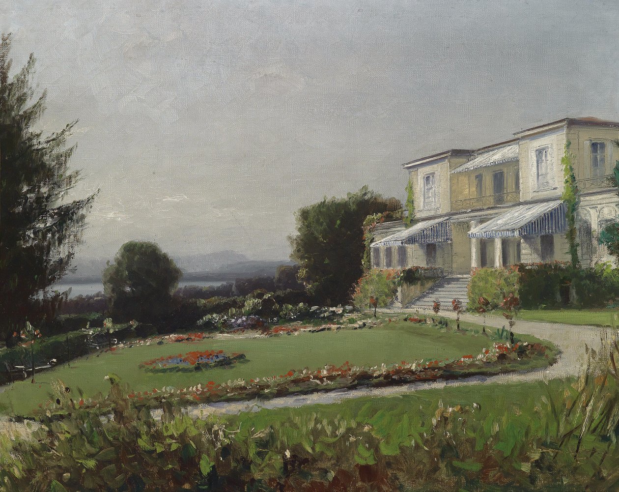 En sommerdag ved innsjøen Starnberg av Ludwig Willroider