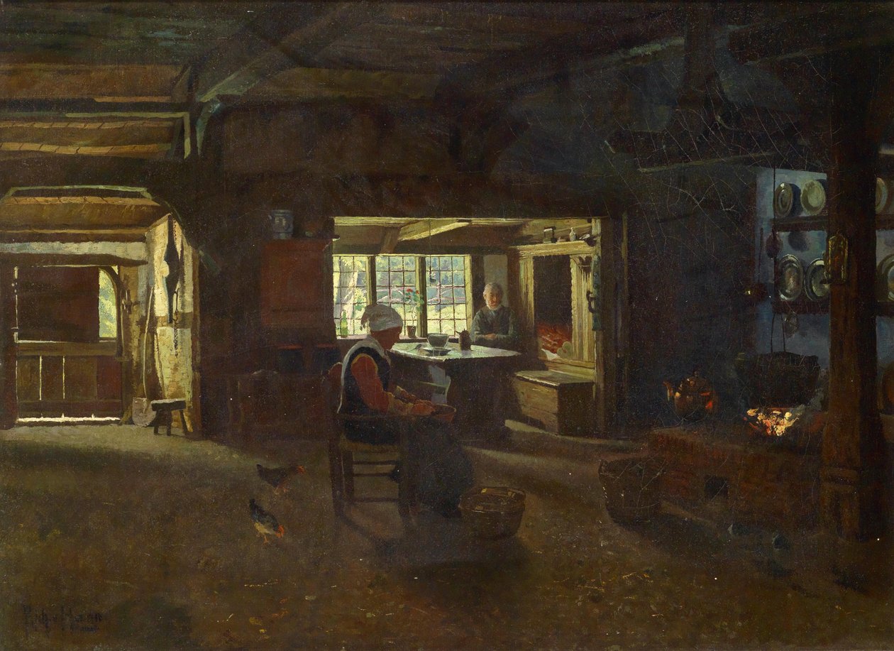 Inne i et våningshus av Ludwig von Hagn