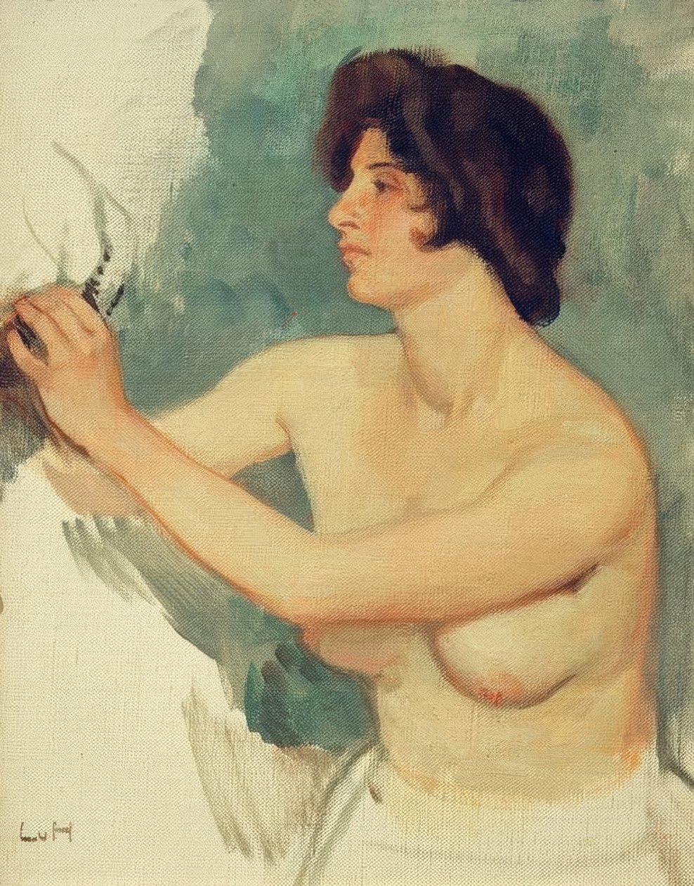 Kvinner studerer av Ludwig von Hofmann