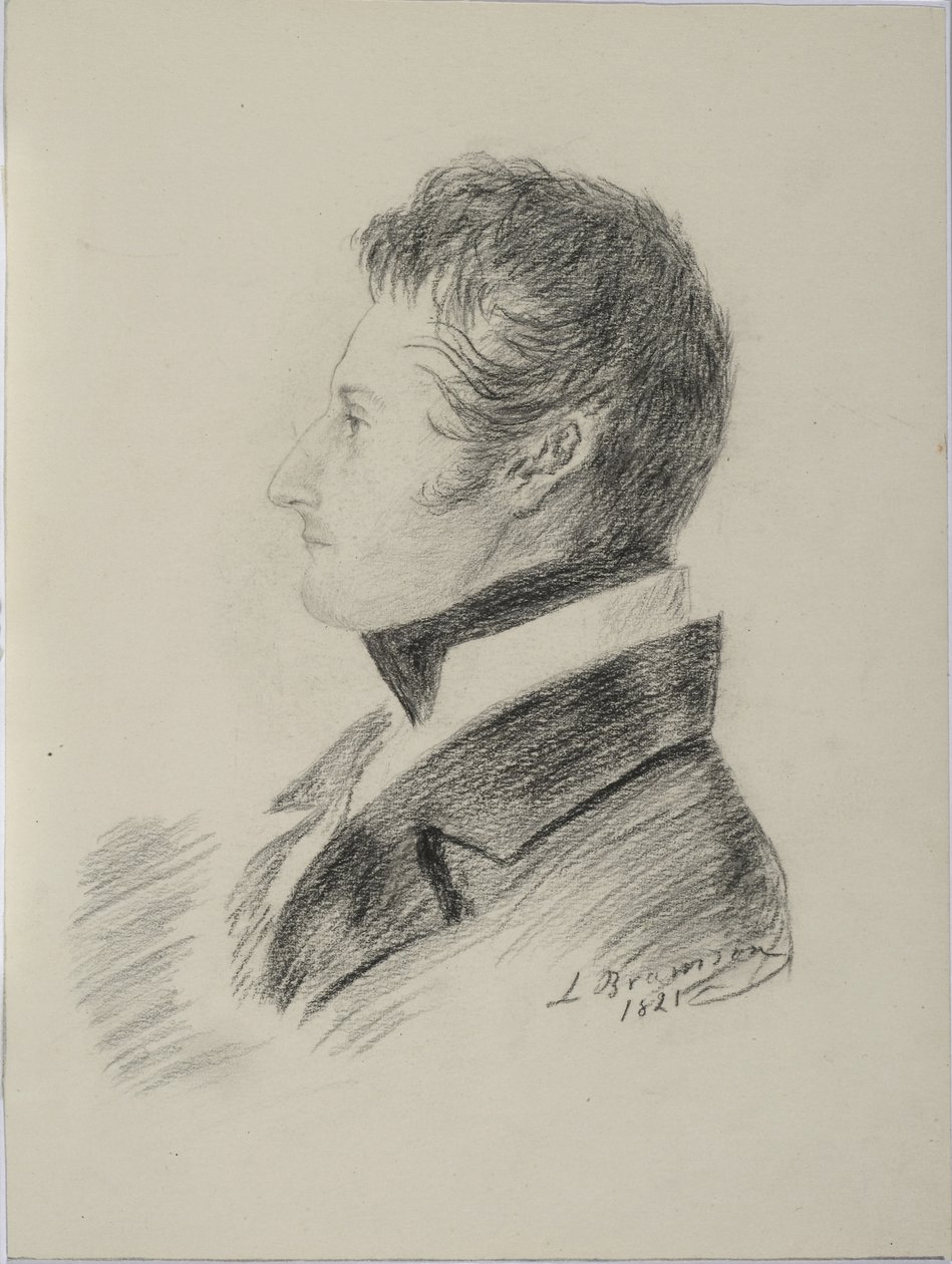 Portrett av grev Matvey Yuryevich Vilyegorsky 1794-1866, 1821 av Ludwig Bramson
