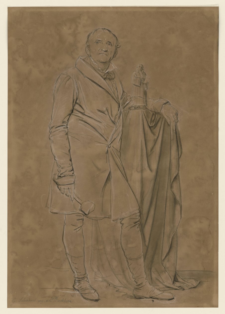 Billedhuggeren Gottfried Schadow av Ludwig Buchhorn