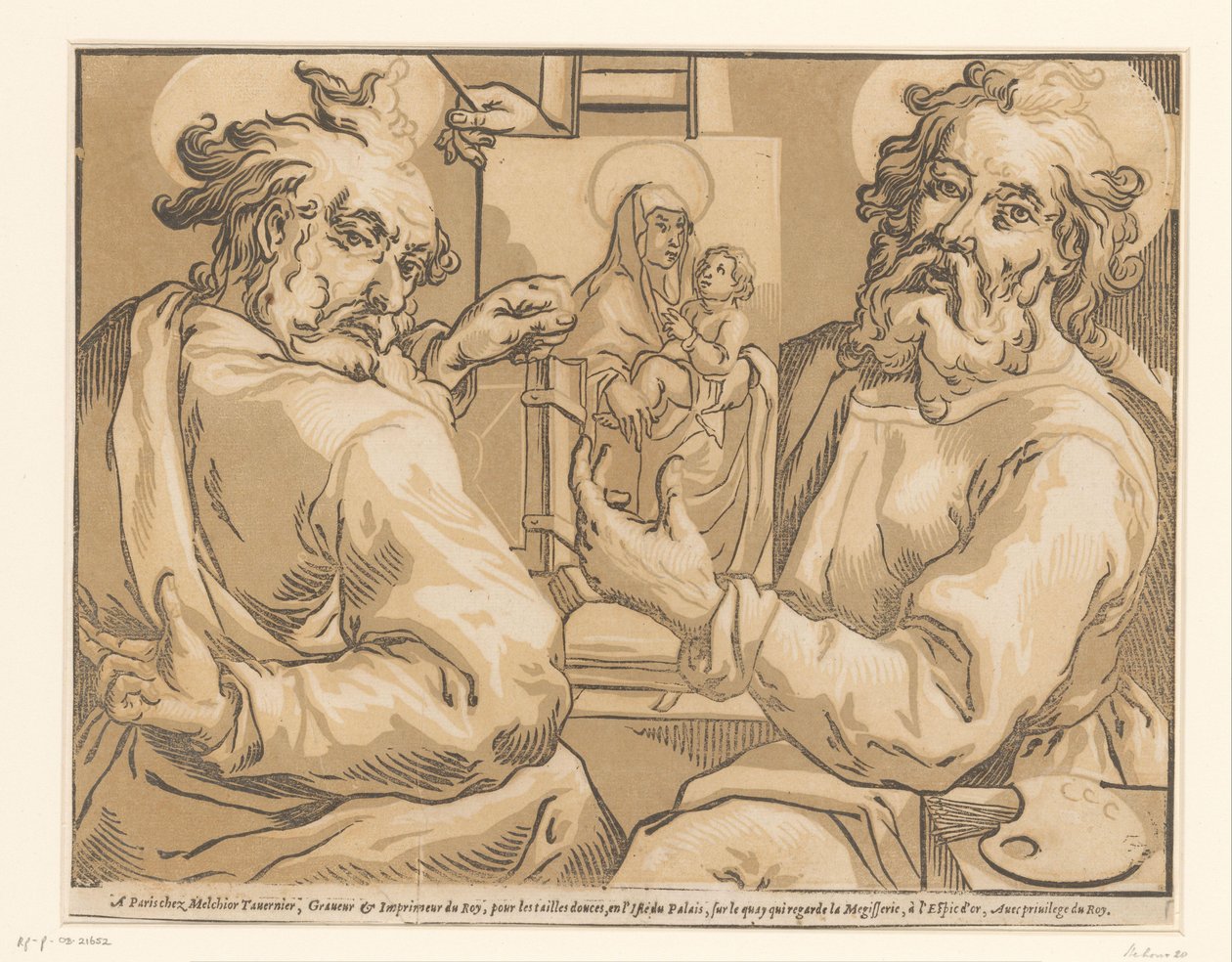 Evangelistene Markus og Lukas av Ludwig Businck