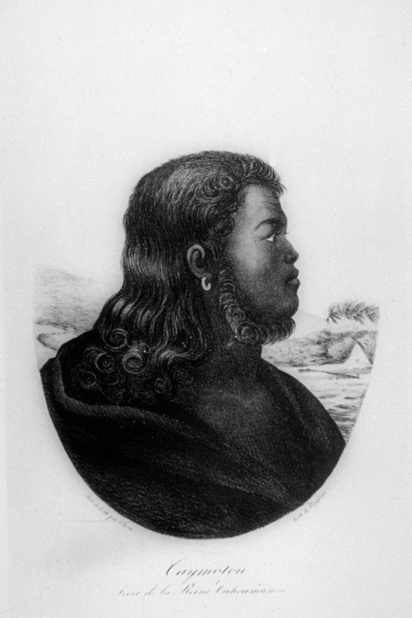 Sjef Kalanimoku, 1816 av Ludwig Choris