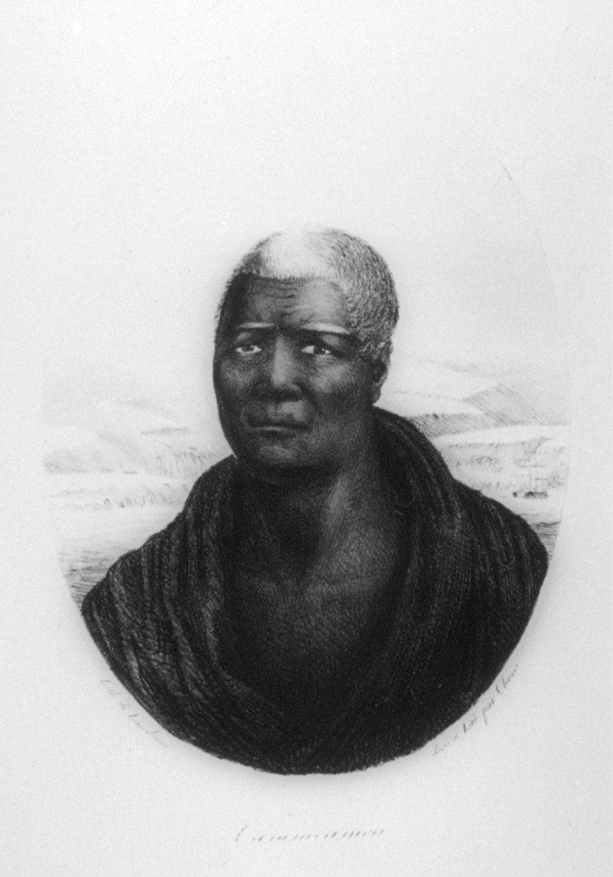 Kamehameha I, Hawaii, 1816 av Ludwig Choris