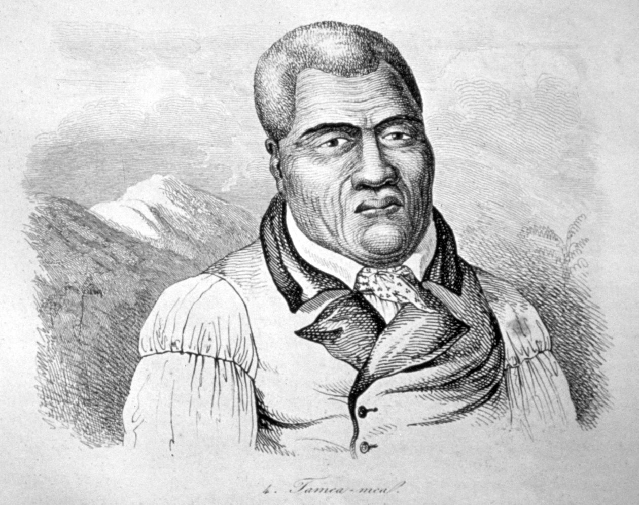Kamehameha I, c1770-1819 av Ludwig Choris