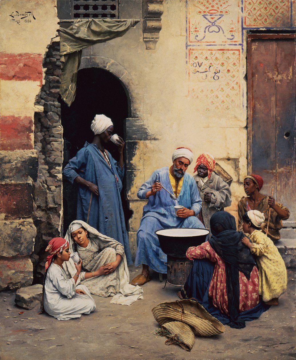 Melkeselgeren, Kairo av Ludwig Deutsch