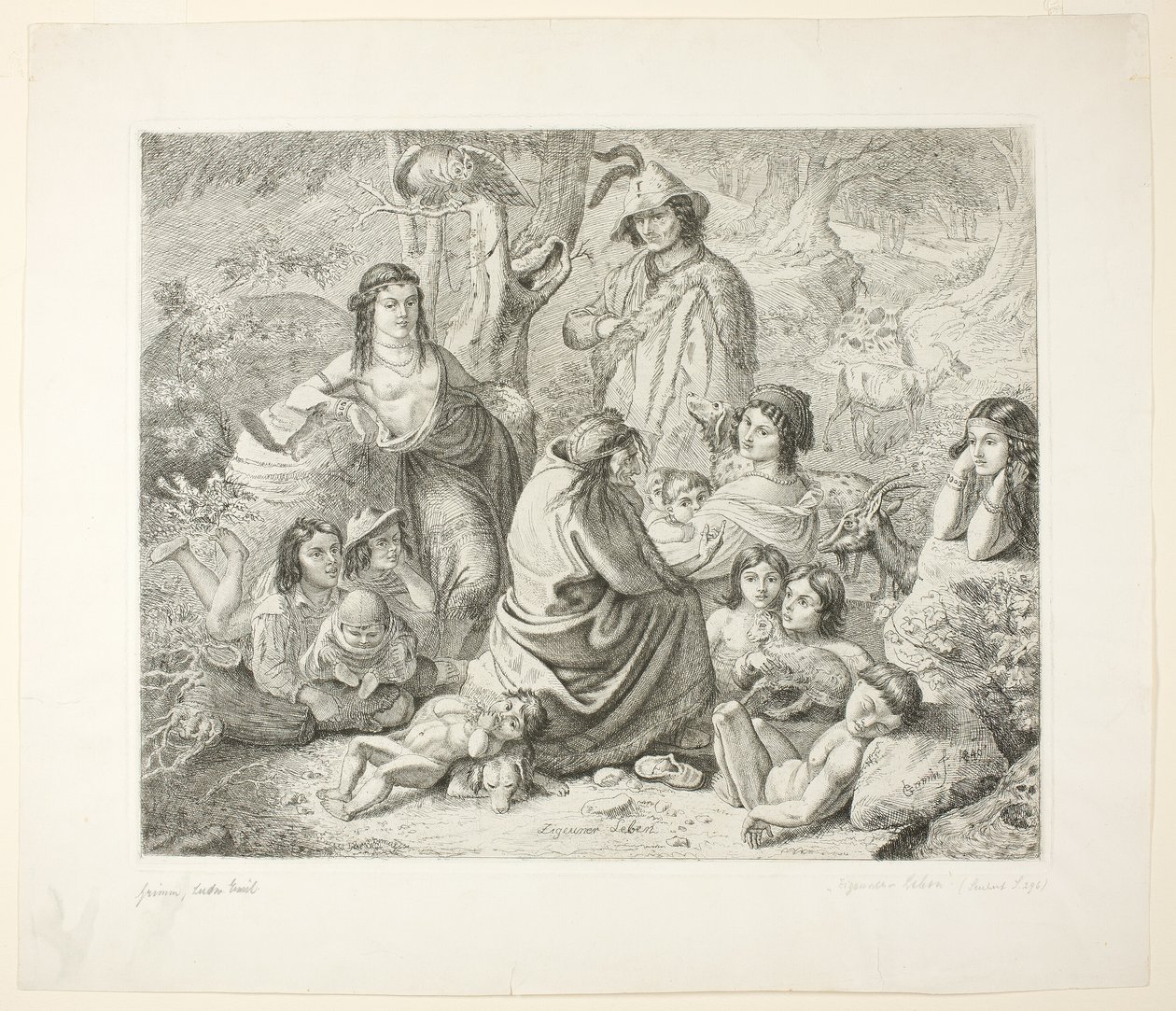 Sigøynerlivet av Ludwig Emil Grimm