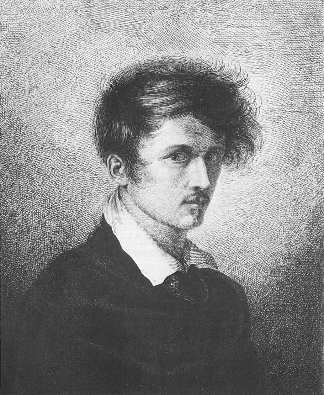 Selvportrett, 1813 av Ludwig Emil Grimm