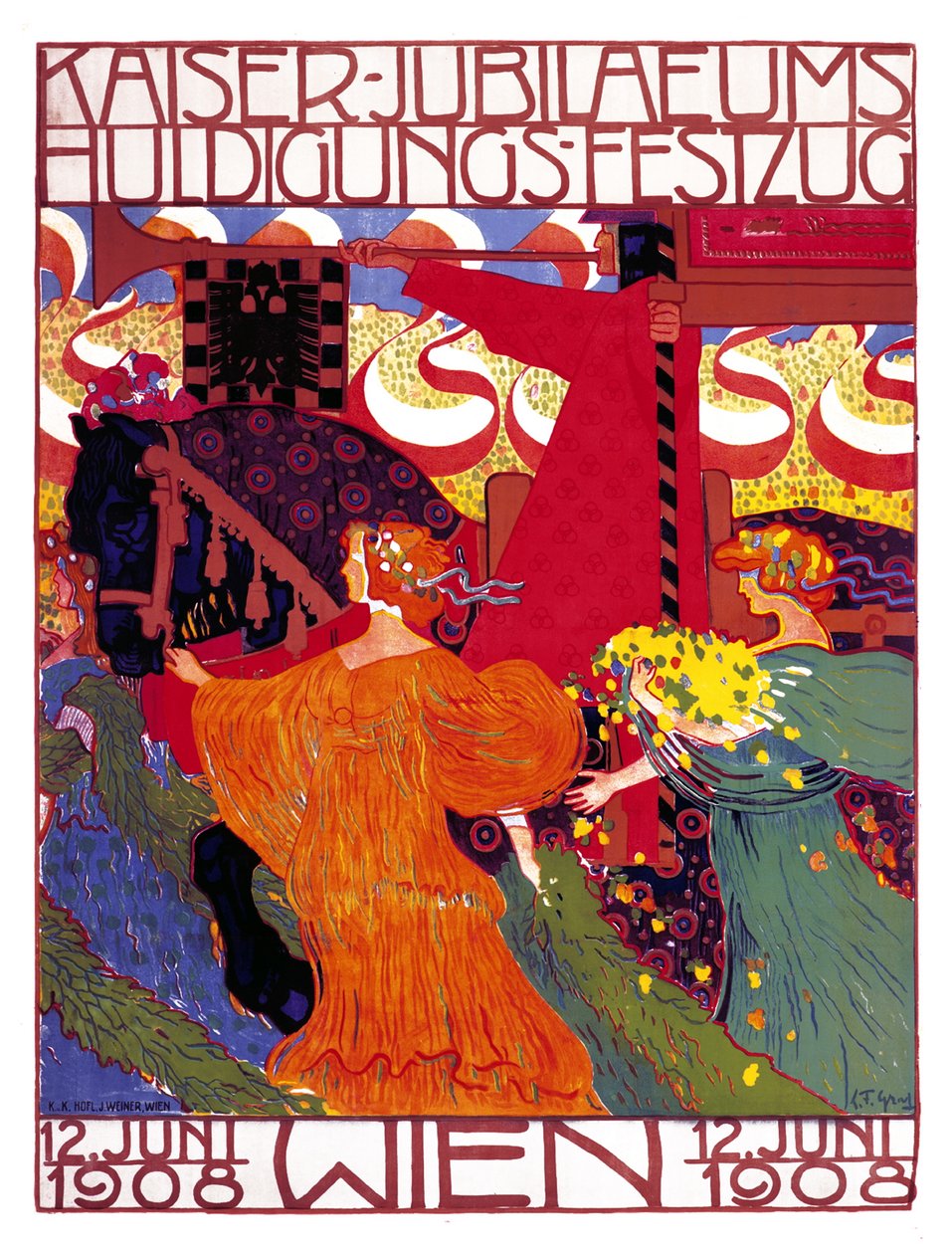 Kaiser Jubilee Homage Pageant av Ludwig Ferdinand Graf