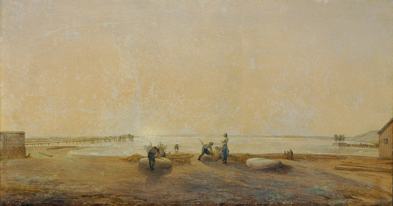 Landskap ved Neusiedlsjøen av Ludwig Ferdinand Schnorr von Carolsfeld