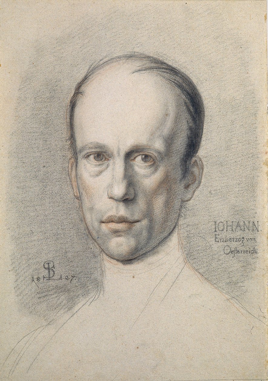 Portrett av erkehertug John av Østerrike, av Schnorr von Carolsfeld, Ludwig Ferdinand av Ludwig Ferdinand Schnorr von Carolsfeld