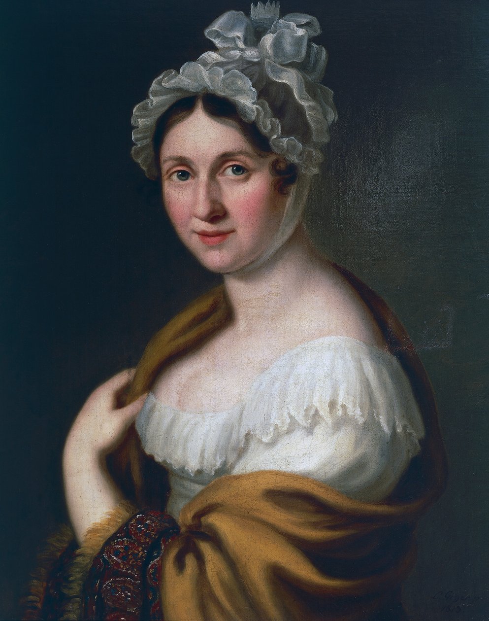 Portrett av Johanna Rosine Wagner, født Patz (1774-1848), mor til Richard Wagner, Maleri av Ludwig Geyer (1779-1821) av Ludwig Geyer