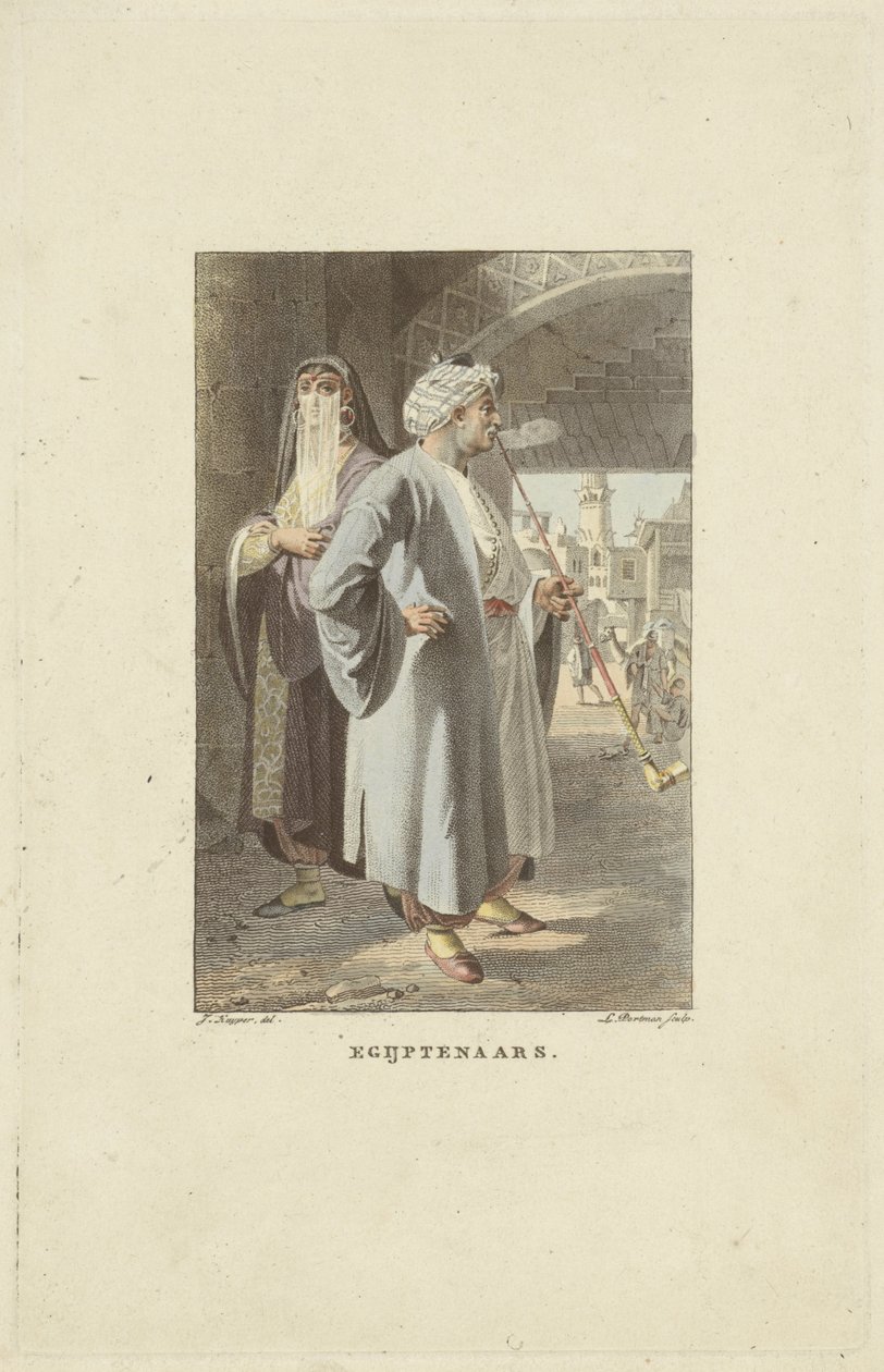 egyptere Egyptere (tittel på objekt) av Ludwig Gottlieb Portman