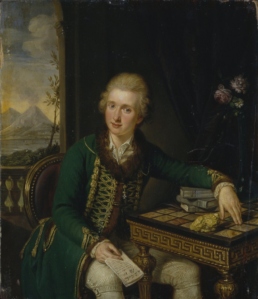 Portrett av grev Michael Johann von der Borch 1751-1810 av Ludwig Guttenbrunn
