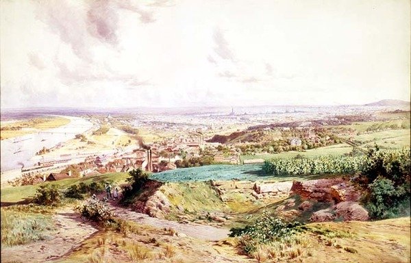 Wien fra nord av Ludwig Hans Fischer