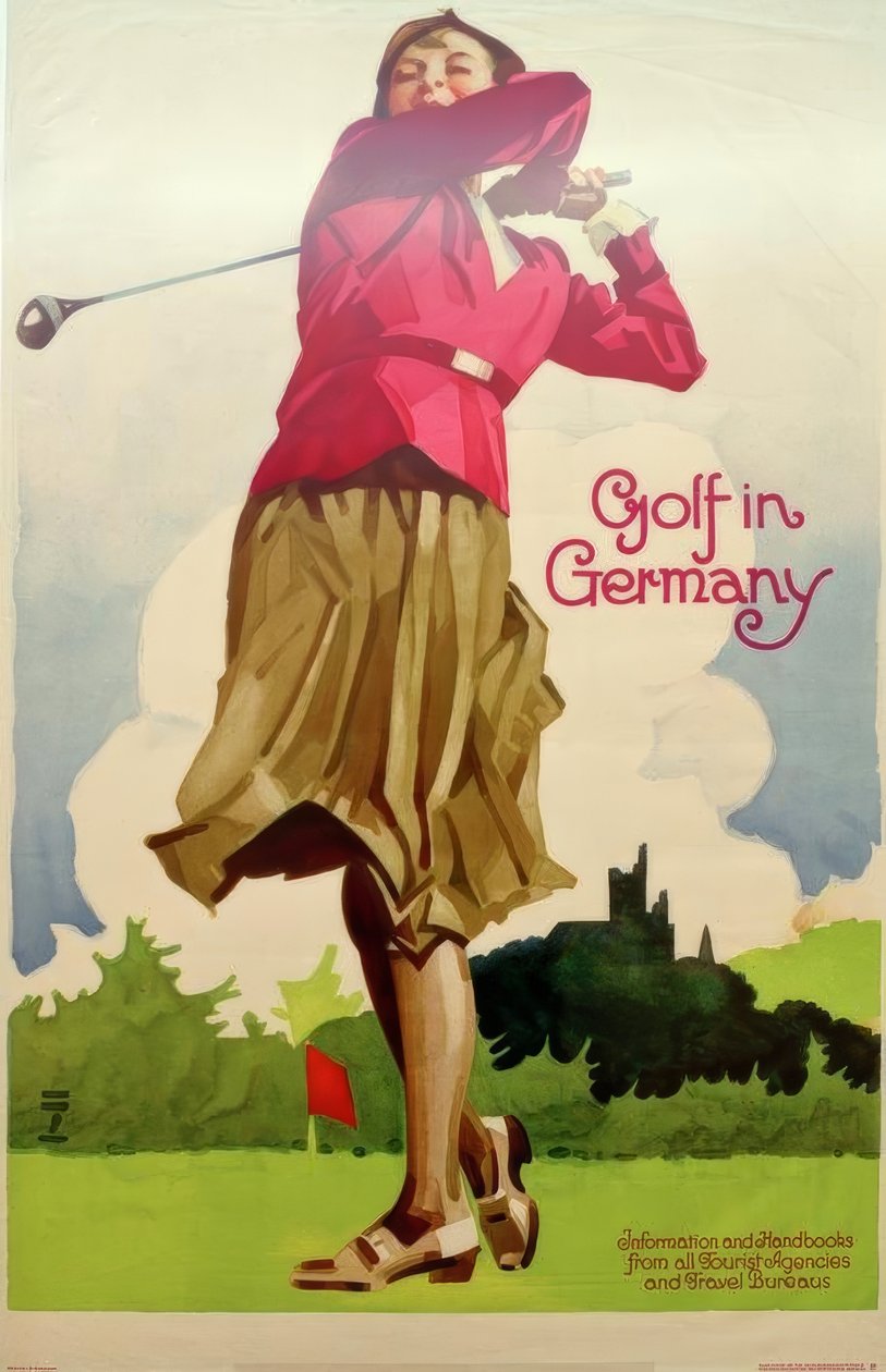 Golf i Tyskland / Informasjon og håndbøker fra alle turistbyråer og reisebyråer av Ludwig Hohlwein