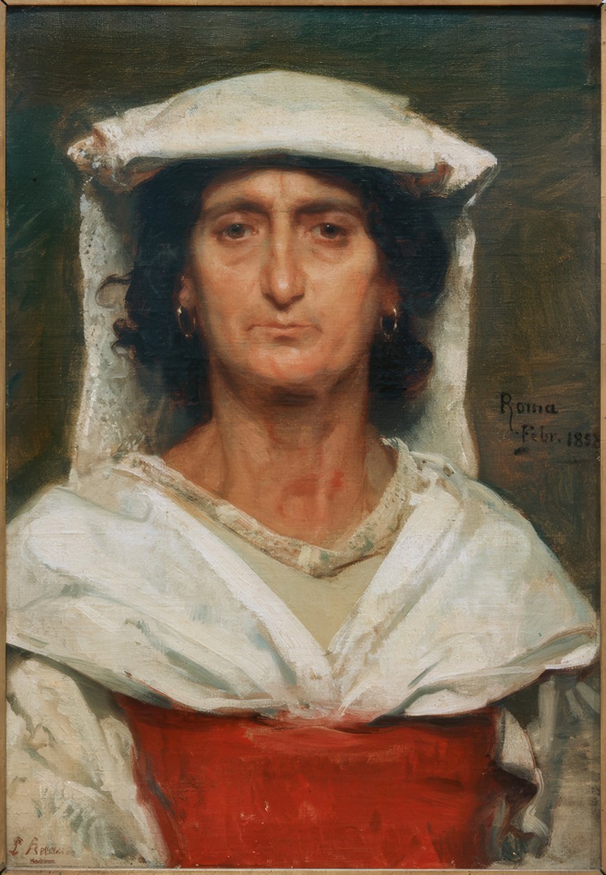 Alte Römerin av Ludwig Knaus