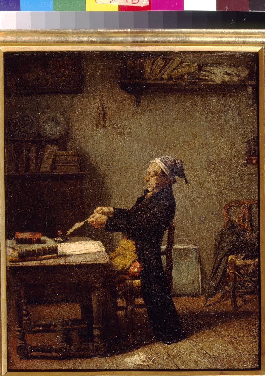 Vitenskapsmann i arbeid av Knaus, Ludwig (1829-1910). Olje på tre. State A. Pushkin Museum of Fine Arts, Moskva av Ludwig Knaus